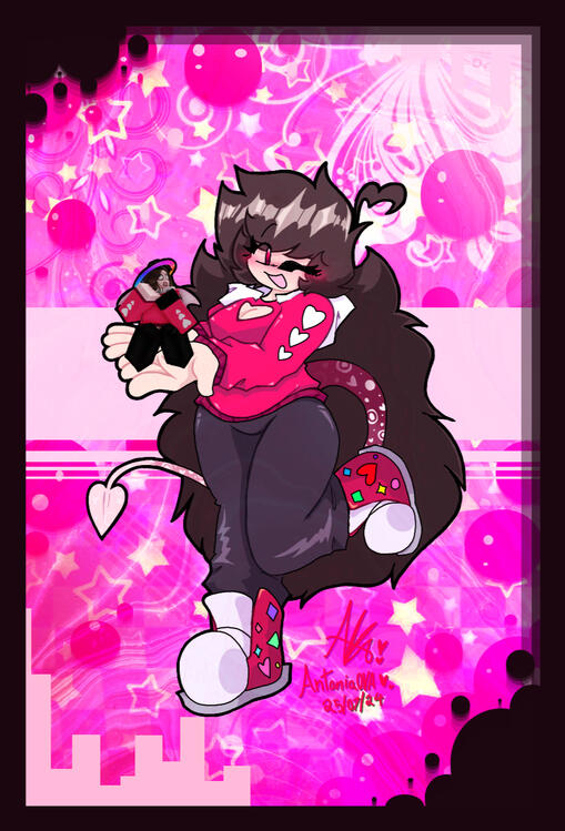 Antonia Full body Simple shading Art