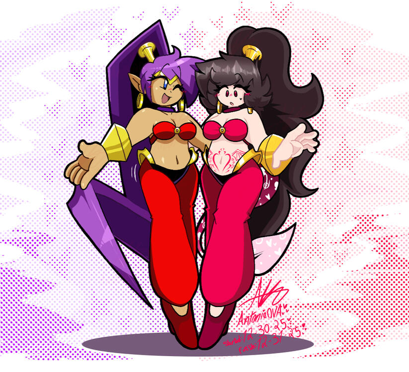 Shantae &amp; Antonia Art
