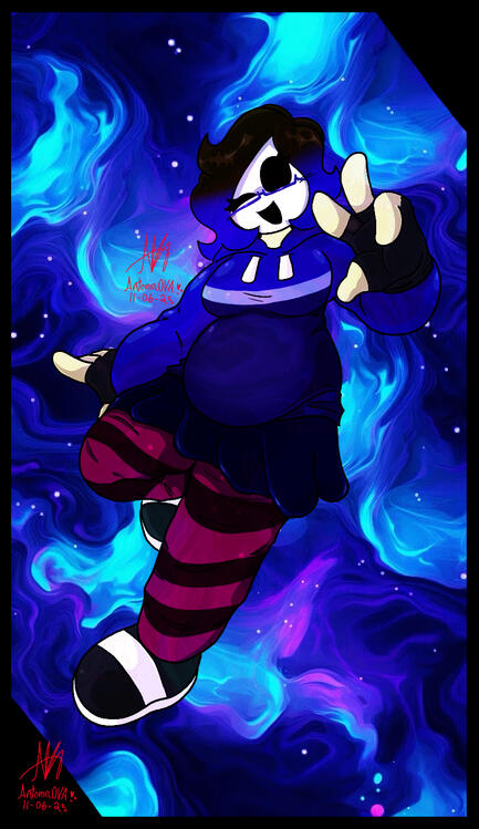 (Commission) Full Body Shaded Art